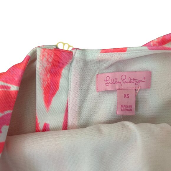 Lilly Pulitzer Pink Shell Shift Dress XS Mini - Picture 3 of 5